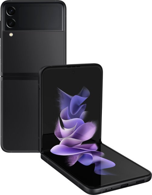 Samsung - Galaxy Z Flip3 5G 128GB - Phantom Black