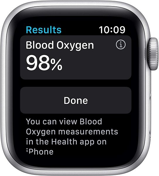 Apple Watch Series 6 (GPS, 40mm) - Silver Aluminum Case with White Sport Band