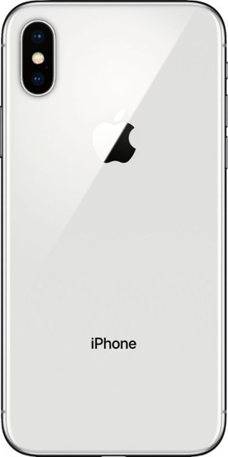 Apple - iPhone X  64GB- Silver