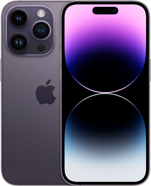 Apple - iPhone 14 Pro Max 128GB - Deep Purple (Unlocked)