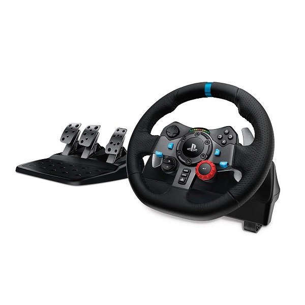 Logitech - G29 Driving Force Racing Wheel and Floor Pedals for PS5, PS4, PC, Mac