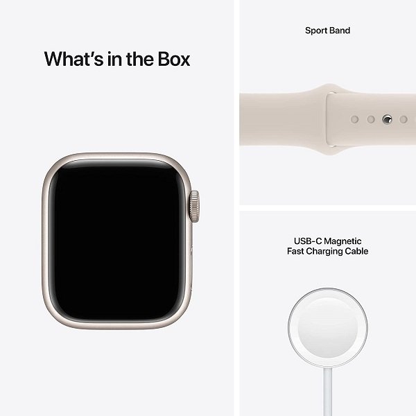 Apple Watch Series 7 [GPS + Cellular 45mm] Smart watch w/ Aluminum Case with  Fitness Tracker, Blood Oxygen & ECG Apps, Always-On Retina Display, Water Resistant