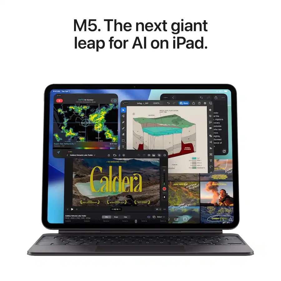 Apple - 13-inch iPad Pro M5 chip Wi-Fi + Cellular
