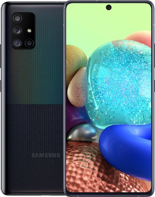 Samsung - Galaxy A71 5G 128GB - Prism Cube Black