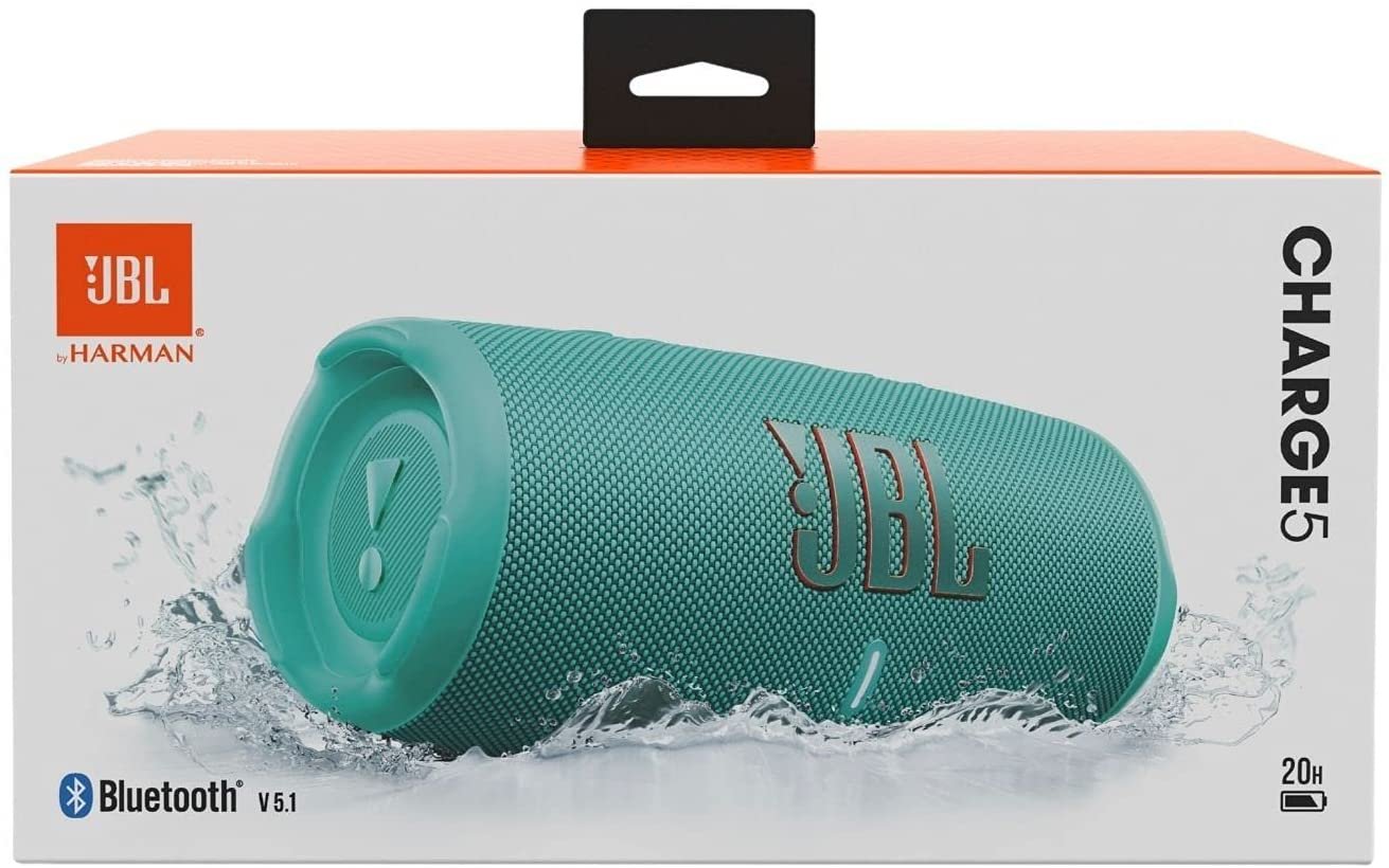 JBL CHARGE 5 - Portable Bluetooth Speaker with IP67 Waterproof and USB Charge out - Teal