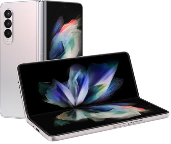 Samsung - Galaxy Z Fold3 5G 512GB  - Phantom Silver