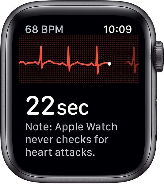 Apple Watch Series 5 (GPS + Cellular, 44MM) - Space Gray Aluminum Case with Black Sport Band