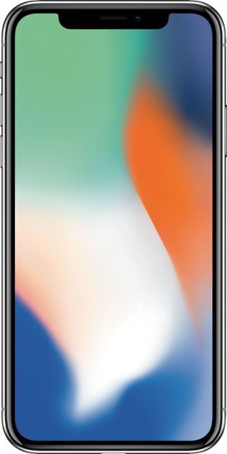 Apple - iPhone X  64GB- Silver