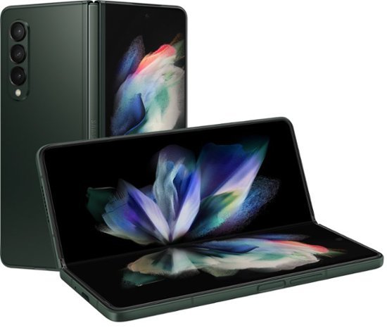 Samsung - Galaxy Z Fold3 5G 512GB  - Phantom Green