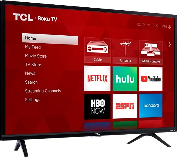 TCL - 40" Class 3-Series LED Full HD Smart Roku TV