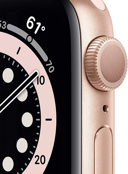 Apple Watch Series 6 (GPS, 40mm) - Gold Aluminum Case with Pink Sand Sport Band