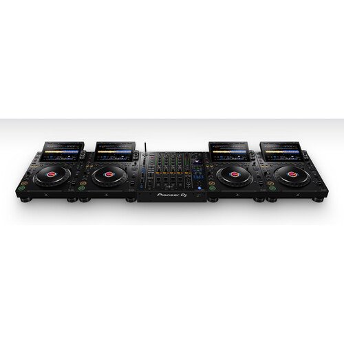 AlphaTheta CDJ-3000X High-Resolution Professional DJ Player (Black)